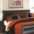  Signature Design by Ashley Huey Vineyard B128-77 Queen Sleigh Headboard IMAGE 1