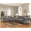  Manufacturer Color_Cobblestone  -- Signature Design by Ashley Darcy Stationary Fabric Loveseat IMAGE 7