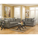  Manufacturer Color_Cobblestone  -- Signature Design by Ashley Darcy Stationary Fabric Loveseat IMAGE 8
