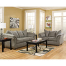  Manufacturer Color_Cobblestone  -- Signature Design by Ashley Darcy Stationary Fabric Loveseat IMAGE 9