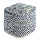  Signature Design by Ashley Chevron A1000445 Pouf IMAGE 1