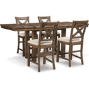  Signature Design by Ashley Moriville D631D1 5 pc Counter Height Dining Set IMAGE 1