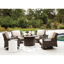  Signature Design by Ashley Paradise Trail P750P7 5-piece Outdoor Seating Set IMAGE 1