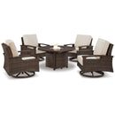  Signature Design by Ashley Paradise Trail P750P7 5-piece Outdoor Seating Set IMAGE 2