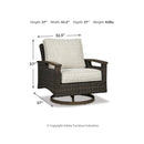  Signature Design by Ashley Paradise Trail P750P9 4-piece Outdoor Seating Set IMAGE 13