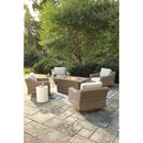 Signature Design by Ashley Beachcroft P791P17 5-piece Outdoor Seating Set IMAGE 4