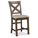  Signature Design by Ashley Moriville D631D12 9 pc Counter Height Dining Set IMAGE 4