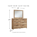  Signature Design by Ashley Hyanna B1050B57 6 pc Full Bedroom Set IMAGE 14