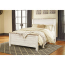  Size_Queen  -- Signature Design by Ashley Willowton Panel Bed IMAGE 1