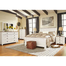  Size_Queen  -- Signature Design by Ashley Willowton Panel Bed IMAGE 5
