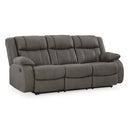  Signature Design by Ashley First Base 68804U2 3 pc Reclining Living Room Set IMAGE 3