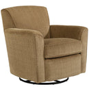  Flexsteel Kingman Swivel Bonded Leather Accent Chair 036C-13-950-80 IMAGE 1