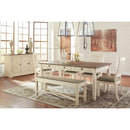  Signature Design by Ashley Bolanburg Dining Table D647-25 IMAGE 8