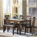  Signature Design by Ashley Bennox 6 pc Dinette D384-325 IMAGE 3