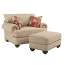  Flexsteel Patterson Fabric Ottoman 7322-08 912-11 IMAGE 2