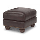 Flexsteel Bexley Leather Ottoman 3648-08-983-70 IMAGE 1