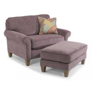  Flexsteel Westside Fabric Ottoman 5979-09 229-62 IMAGE 4