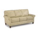  Flexsteel Westside Stationary Leather Sofa 3979-30-469-86 IMAGE 1