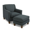  Flexsteel Holly Fabric Ottoman 5118-08 296-40 IMAGE 3