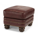  Flexsteel Bay Bridge Leather Ottoman B3791-08-740-60 IMAGE 1
