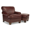  Flexsteel Bay Bridge Stationary Leather Chair B3791-10-740-60 IMAGE 2