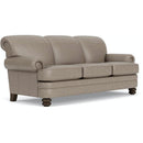  Flexsteel Bay Bridge Stationary Leather Sofa B3790-31 654-01 IMAGE 1