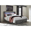  Size_King  -- Baystorm B221B16 King Panel Bed with 6 Storage Drawers IMAGE 1