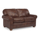  Flexsteel Thornton Stationary Leather Loveseat 3535-20-469-74 IMAGE 1