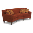 Flexsteel Digby Stationary Leather Sofa 3966-323-430-54 IMAGE 2