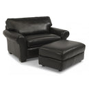  Flexsteel Vail Leather Ottoman 3305-09-652-00 IMAGE 4