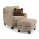  Flexsteel Lennox Fabric Ottoman 7564-08 720-80 IMAGE 3
