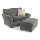  Flexsteel Vail Fabric Ottoman 7305-09 229-40 IMAGE 4
