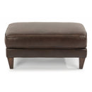  Flexsteel Digby Leather Ottoman 3966-09-740-70 IMAGE 1