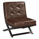  Signature Design by Ashley Sidewinder Stationary Leather Look Accent Chair A3000031 IMAGE 1