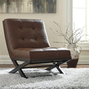  Signature Design by Ashley Sidewinder Stationary Leather Look Accent Chair A3000031 IMAGE 2