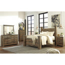  Size_Queen  -- Signature Design by Ashley Trinell Poster Bed IMAGE 4