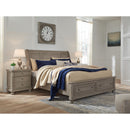  Size_California King  -- Lettner B733B9 California King Sleigh Bed with 2 Storage Drawers IMAGE 3