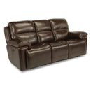  Flexsteel Fenwick Power Reclining Leather Sofa 1659-62PH-204-70 IMAGE 2