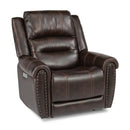  Flexsteel Oscar Power Fabric Recliner 1590-50PH-629-70 IMAGE 1