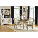  Signature Design by Ashley Oval Realyn Dining Table D743-35 IMAGE 11