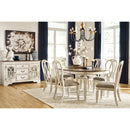  Signature Design by Ashley Oval Realyn Dining Table D743-35 IMAGE 12
