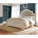  Size_Queen  -- Signature Design by Ashley Realyn Upholstered Panel Bed IMAGE 2