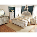  Size_Queen  -- Signature Design by Ashley Realyn Upholstered Panel Bed IMAGE 5