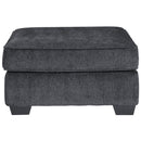  Manufacturer Color_Slate -- Signature Design by Ashley Altari Fabric Ottoman IMAGE 2