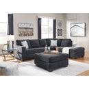  Manufacturer Color_Slate -- Signature Design by Ashley Altari Fabric Ottoman IMAGE 8