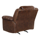 Manufacturer Color_Chocolate  Motion Type_Manual  -- Stoneland Rocker Leather Look Recliner IMAGE 4