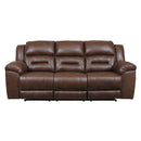  Manufacturer Color_Chocolate  Motion Type_Reclining  -- Stoneland 3990488 Reclining Sofa IMAGE 1