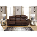  Manufacturer Color_Chocolate  Motion Type_Reclining  -- Stoneland 3990488 Reclining Sofa IMAGE 4
