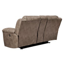  Manufacturer Color_Fossil  Motion Type_Reclining  -- Stoneland 3990594 Double Reclining Loveseat with Console IMAGE 3