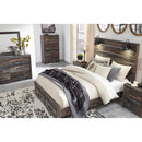  Size_Queen  -- Signature Design by Ashley Drystan Panel Bed with Storage IMAGE 6